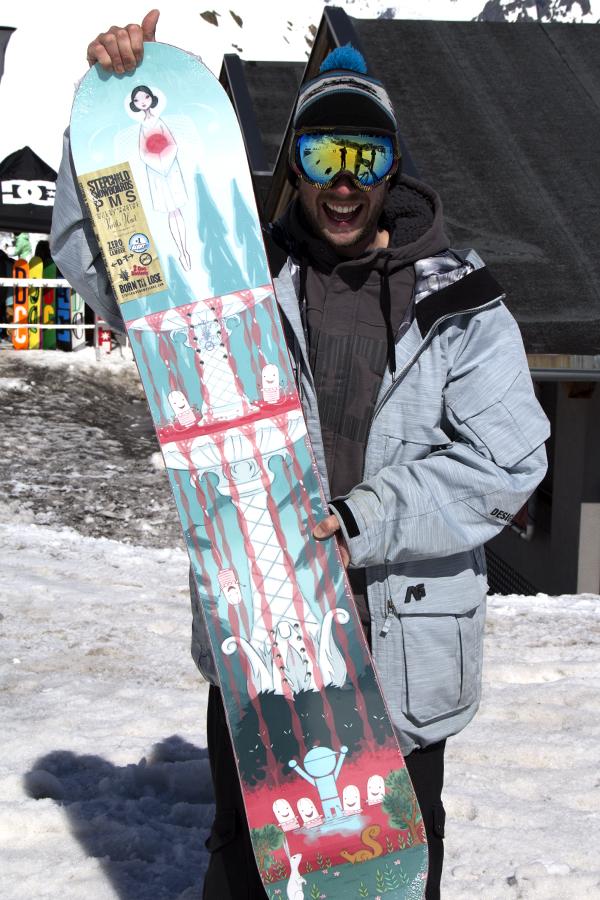 Stepchild PMS Zero Camber Snowboard, 152cm, 2013